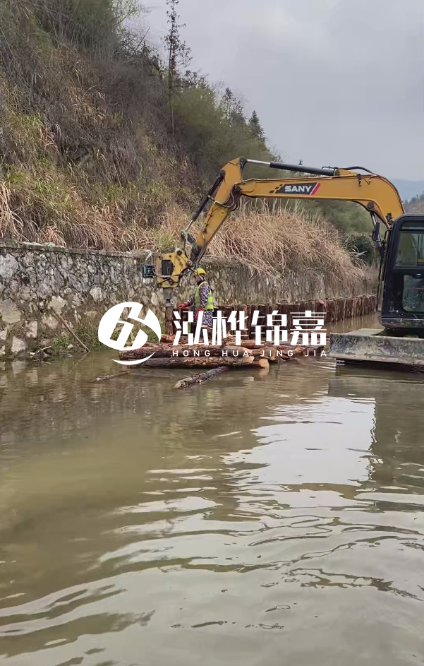 河道松木樁一天用多少根-松木樁能處理多厚的淤泥?