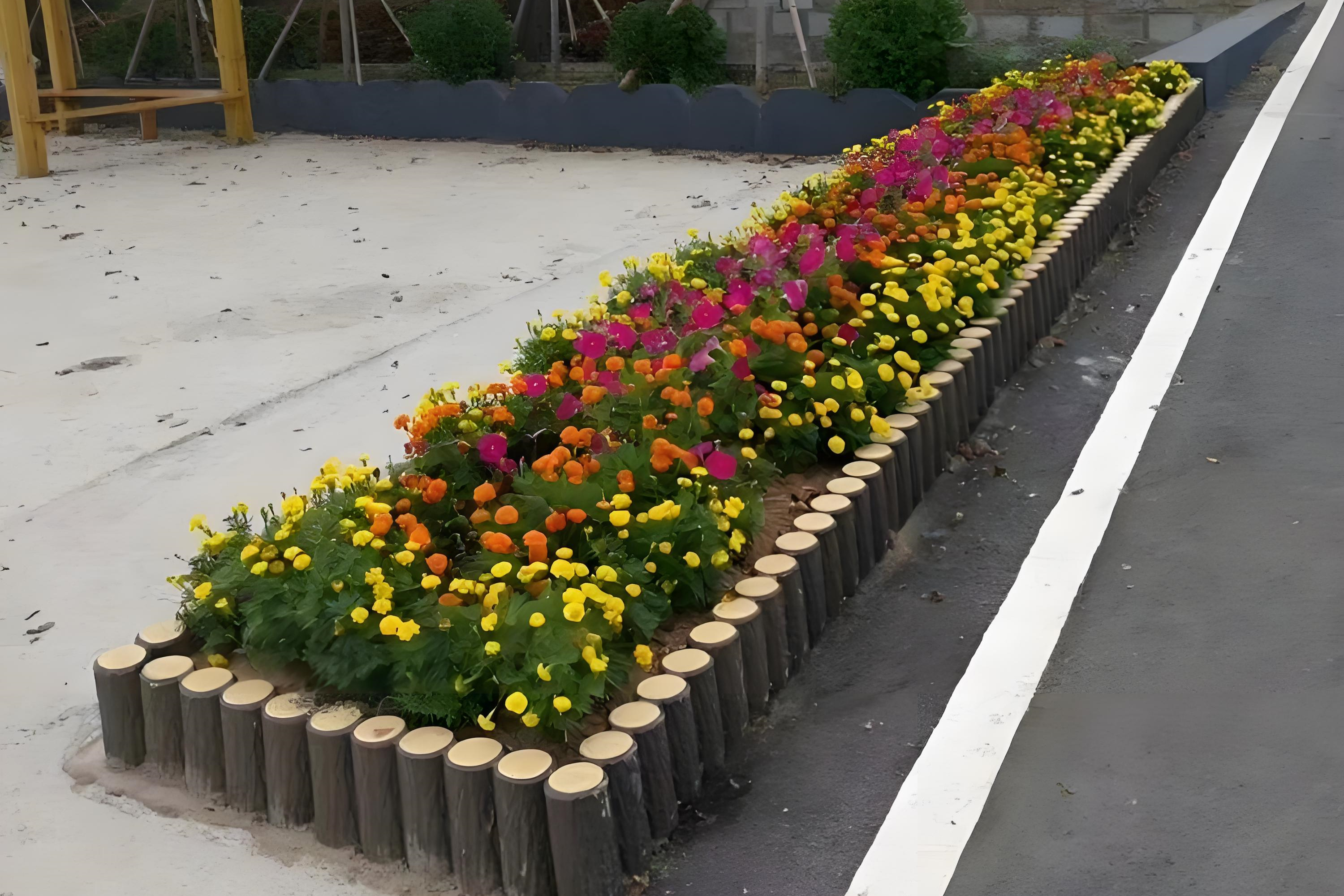 水泥仿木樁施工隊泓樺錦嘉 - 庭院打仿木樁選多大直徑合適？